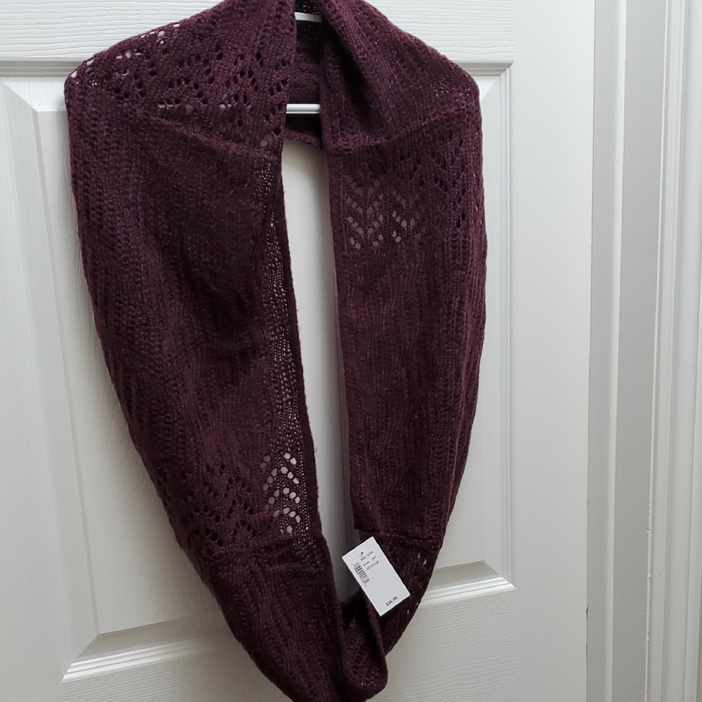 🌻 3 / $20 Ricki's Deep Purple Knit Infinity Scarf